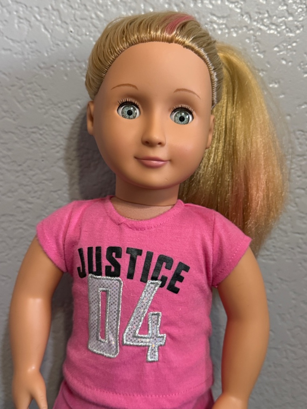 Our Generation 18” Doll in Pink Justice Outfit - Picture 2 of 15